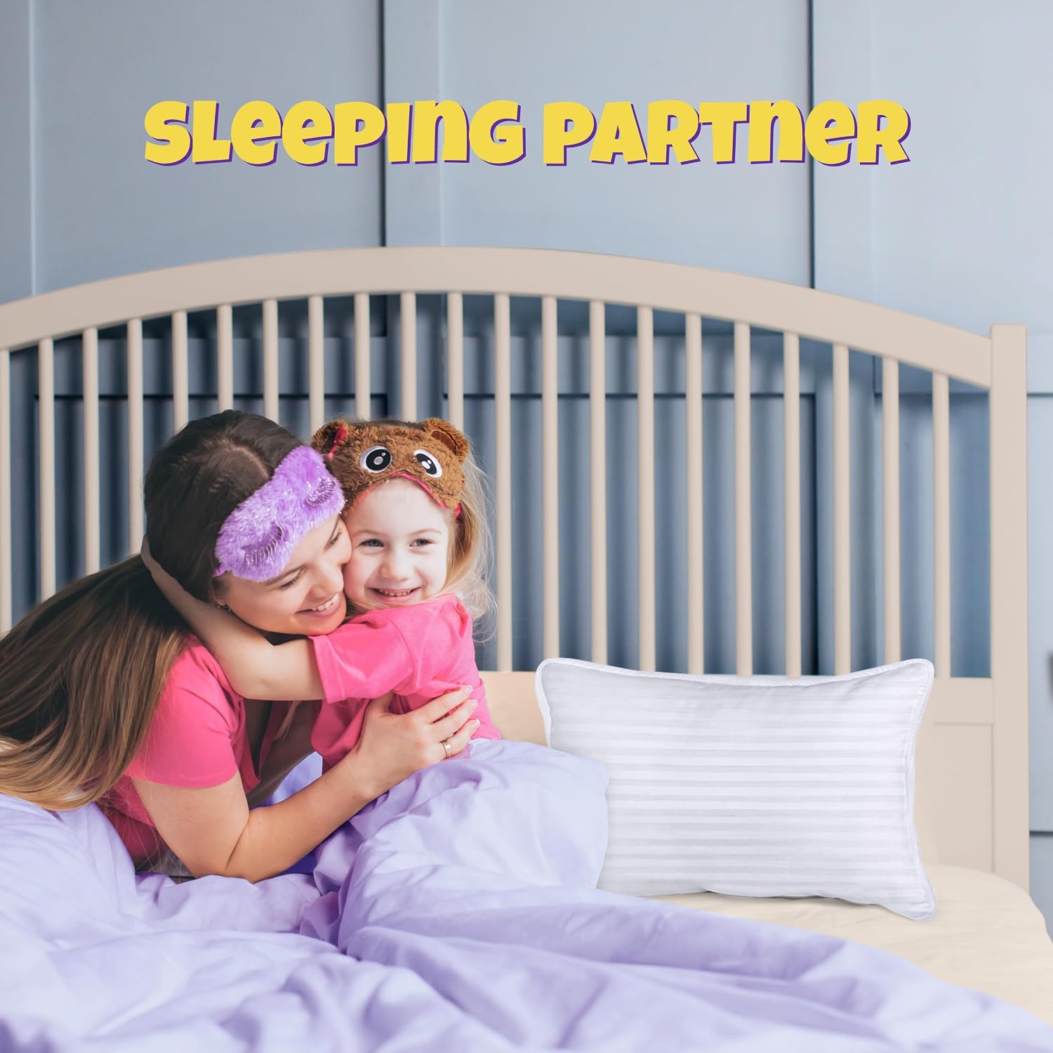 Utopia Bedding Toddler Pillow 2 Pack, Cotton Blend Shell 13x18 Inch, White - Image 7